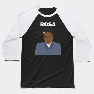 Rosa Parks - Minimalist Baseball T-Shirt